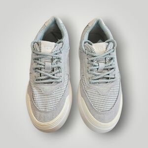 Ugg Marin Greyhound Gray Suede Platform Sneakers